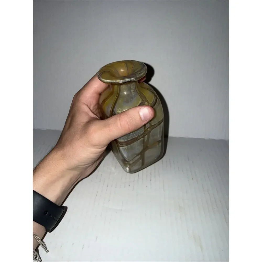 RARE Vintage Mdina Malta Art Glass Earth Series 70s Bottle Vase